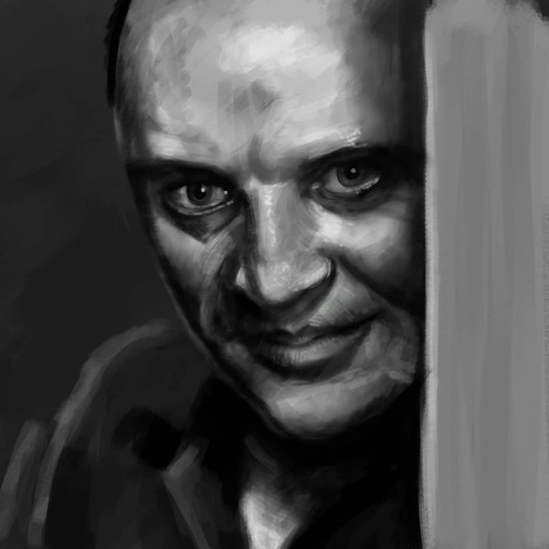 Speedpaint Hannibal Lecter 1 - Anthony Hopkins. So, hier der andere Kanibale ☺ #hoschie #sketchbook 