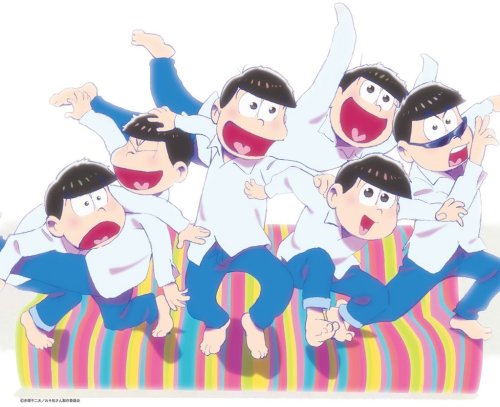 tuneout:The sextuplets in an-an, credit to jyushitmatsu on Twitter!