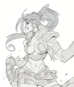 hichamhabchi:LNS – Monika from Battle Chasers