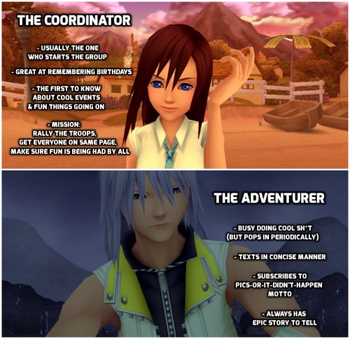 kh-imagineif:  kingdom hearts + group chat