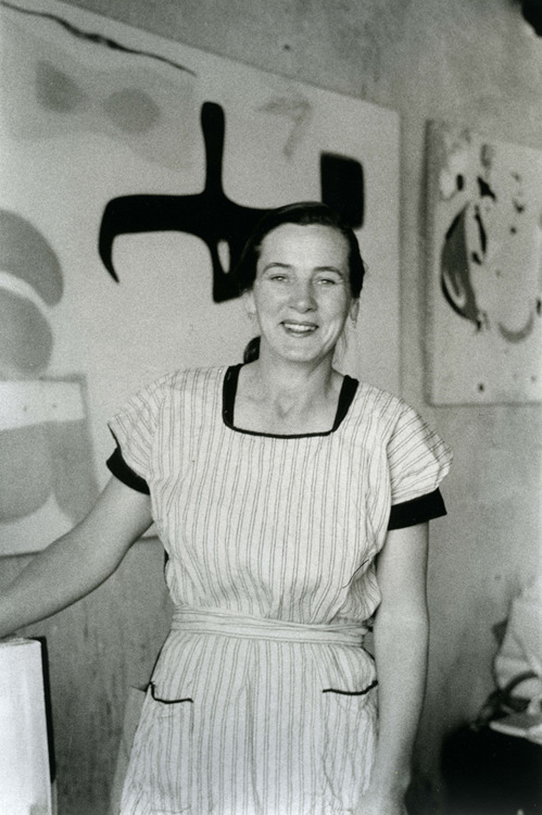 apparuit:  Mildred Tolbert’s Untitled (Agnes Martin in Her Studio), ca. 1955. 