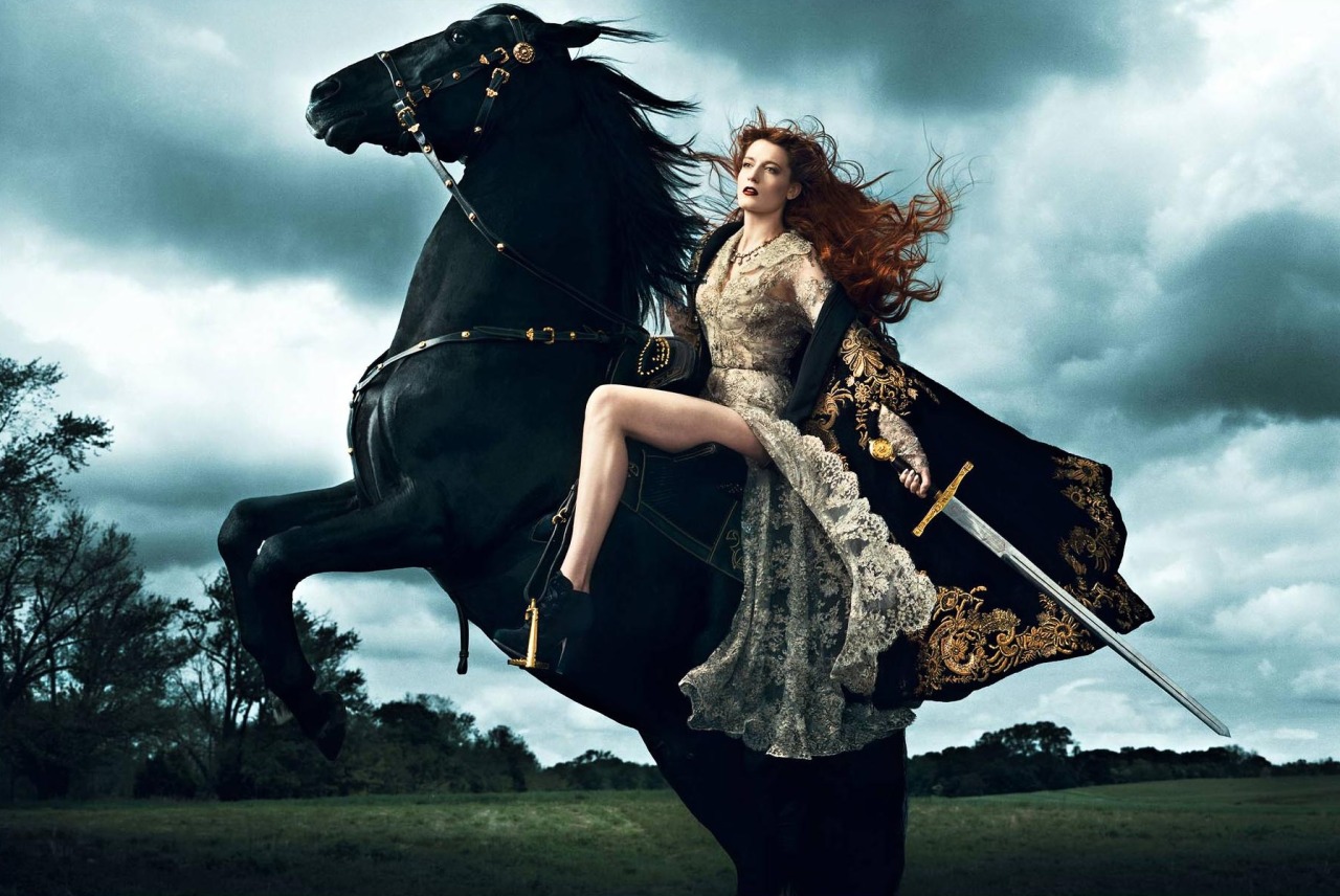 Florence Welch by Norman Jean Roy, Vogue, September 2012.