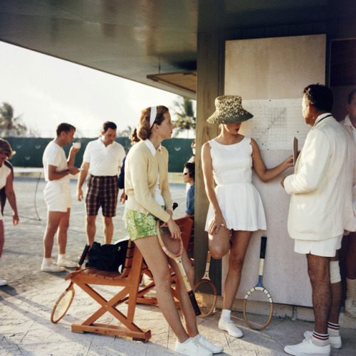 one-photo-day - Tennis in The Bahamas, 1957, Slim Aarons.