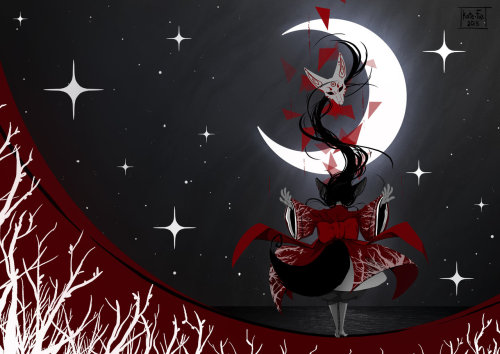 Moonlight night by Kate-FoX 
