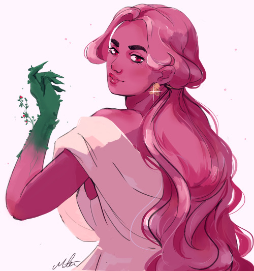 milagrosen: Another Persephone doodle. She got that actual green thumb now