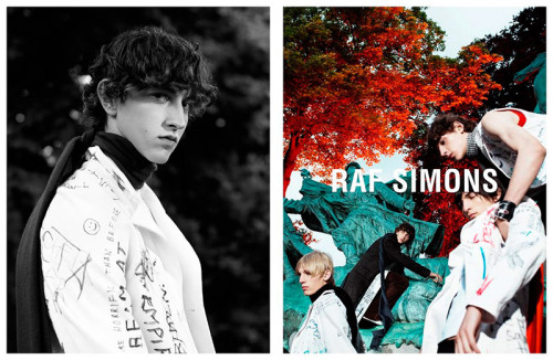 Raf Simons Autumn/Winter 2015 Campaign by Willy Vanderperre, styled by Olivier Rizzo