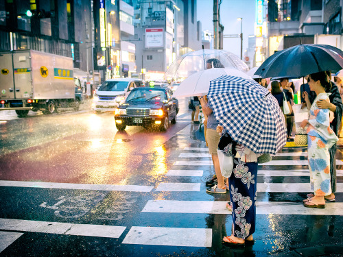 XXX tokyo-fashion:  Rainy night in Harajuku tonight. photo