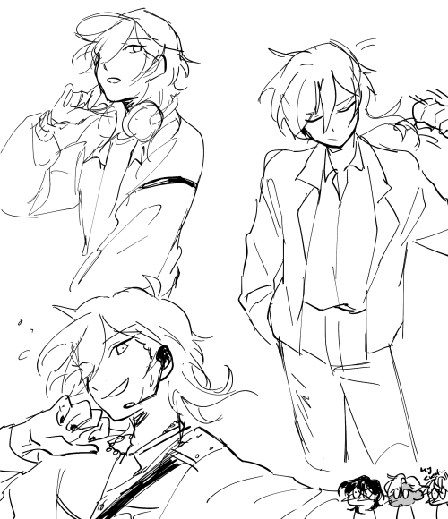 mini enstars doodle dump log or smth .!! ( wow i wonder who my fave is )