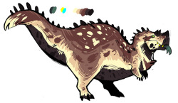 yutyrannical: here she is again. the mish-mash of theropods and design aspects i think Are Neat. I could list things but basically throw some pointy bits on a fluffy T.Rex and you’re good.