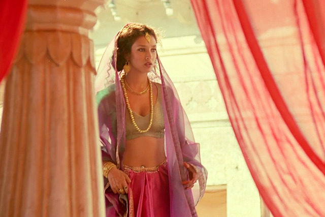 Indira Varma in Kama Sutra: A Tale of Love (dir. Mira Nair - 1996).