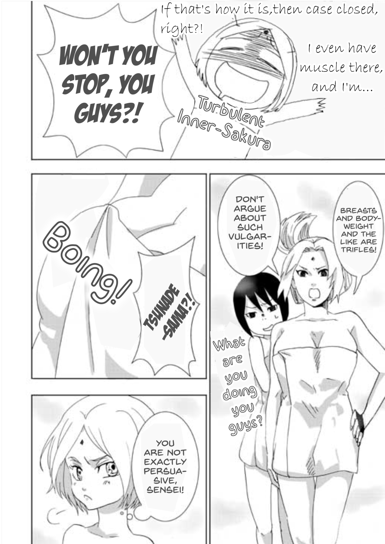 occasionallyisaystuff:  Source:  おとめの悩み by 相原Translation: MeTypeset: