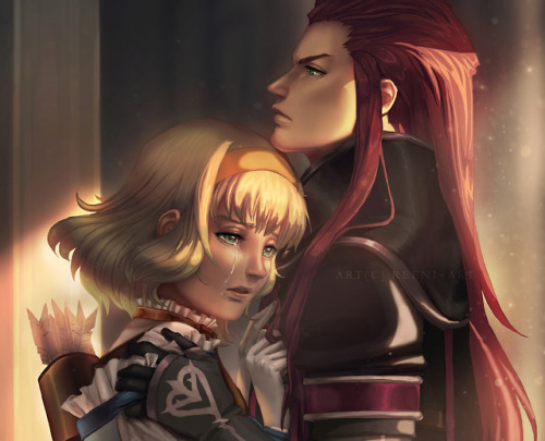 reeni-art: Asch and Natalia from Tales of the Abyss …fuck im not going to cry, im not going t