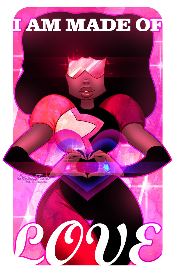 artofcarmen:Garnet print done for Emerald City ComicCon.♥ Available as a print