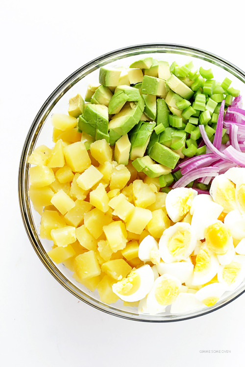 foodffs:  AVOCADO POTATO SALADReally nice recipes. Every hour.Show me what you cooked!