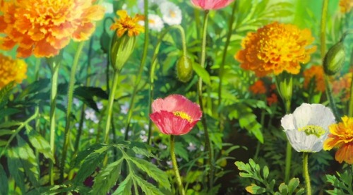 ghibli-collector:The Floral Art Of Studio Ghibli