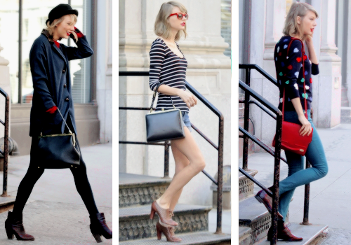 youneverlovedmes:  Taylor leaving her building in New York City on 2014 