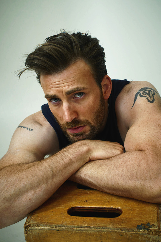 crboston:Chris Evans photographed by Peggy Sirota for Rolling Stone