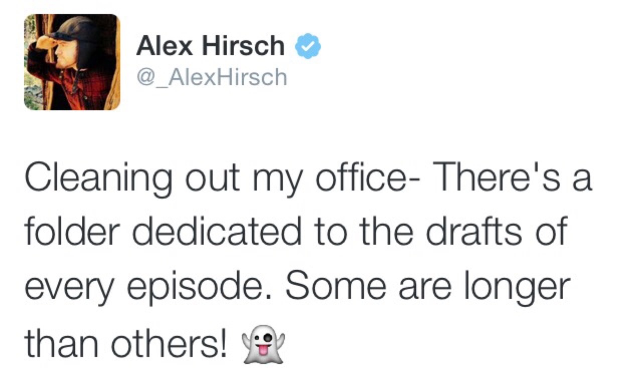 fuckyeahgravityfalls:  Alex Hirsch cleaning out his office. (½?) 