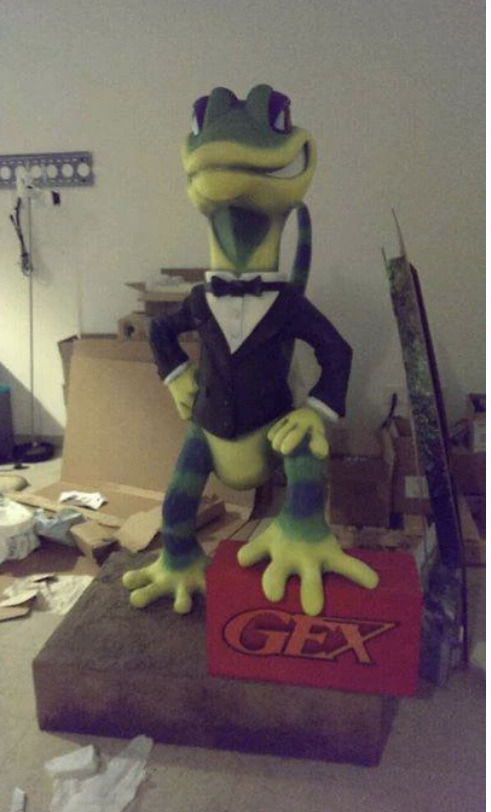 There Is A Gex Statue That Used To Be In Crystal Dynamics Studio,