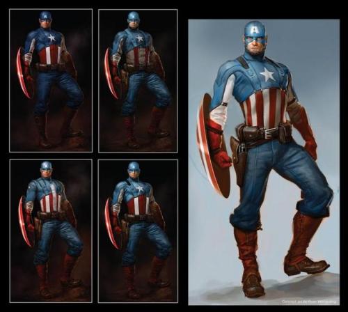 league-of-extraordinarycomics:Captain America: The First Avenger Concept ArtCreated by Ryan Meinerdi