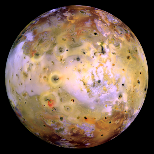 wonders-of-the-cosmos:Io - The Volcanic MoonLooking like a giant pizza covered with melted cheese an