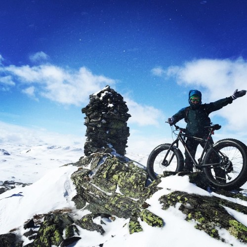 egrk: Vente aktivitet gøy å prøve noe nytt! #fatbike #bergsjøstølen #topptur #bike by -mabukhol- #fl