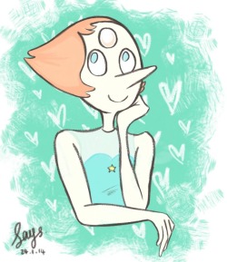 Saystheotaku:  I Love Pearl, She’s So Graceful ꒰ ∩´∇ `∩꒱ Drawn On Sketchbookpro
