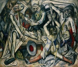 aiastelemonian:The Night by Max Beckmann,