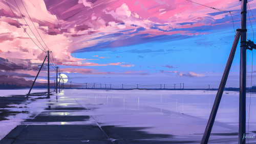 chillxpanic:Art byAlena Aenami on Artstation.Music:BLANKS - HIGHER 