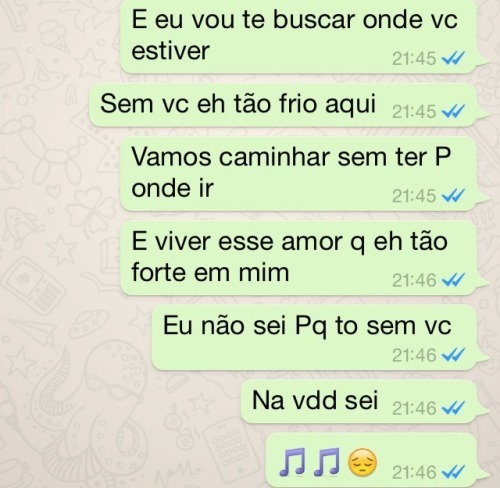 Eu pego mesmo