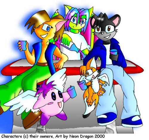 coffeecogs:  MWHAHAHAA!! Artwork so old it can buy drink and not get ID’d!Look at them furries! Marvel at the fantastic use of the burn tool!Chrome and lens flares? we got those too!Copyright symbol? and you know what? I loved every moment!I had so