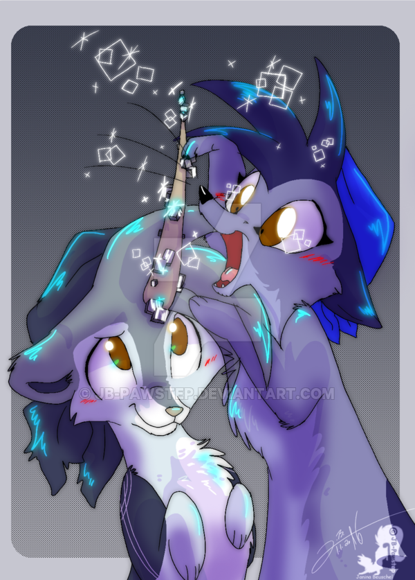 jb-pawstep:She likes Cubes a lot by JB-Pawstep  My Fursona and my feral Version of
