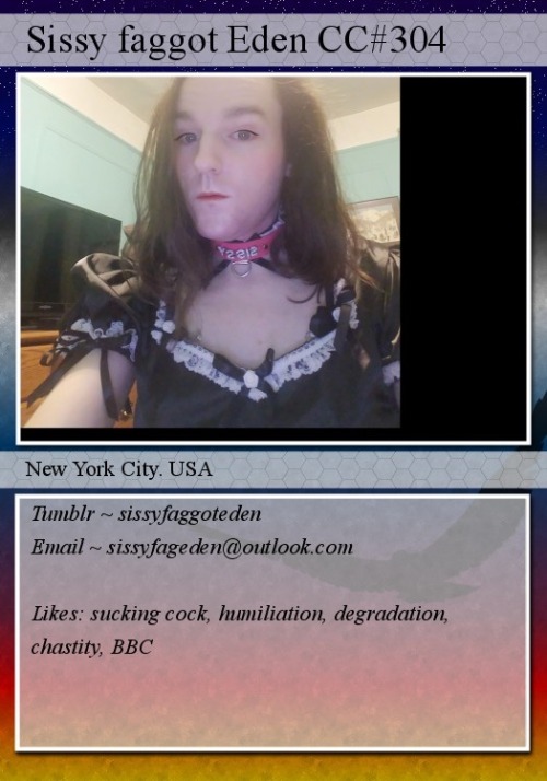 femdomfemalesupremacy: sissyfaggoteden:  sissyfaggoteden:  sissycassie613: Welcome Eden to the sissy