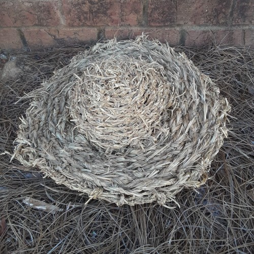 A Collection Of Braided Grass Baskets I Made Last Summer