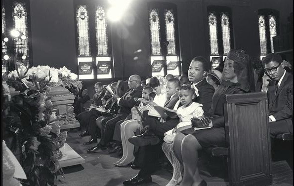 Holidays-Fetes — Martin Luther King Jr′s funeral