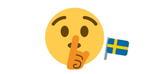 marxism-leninism-memeism:propagandaofthedead:emoji-mashup-bot: shushing + astonished + flag-sweden