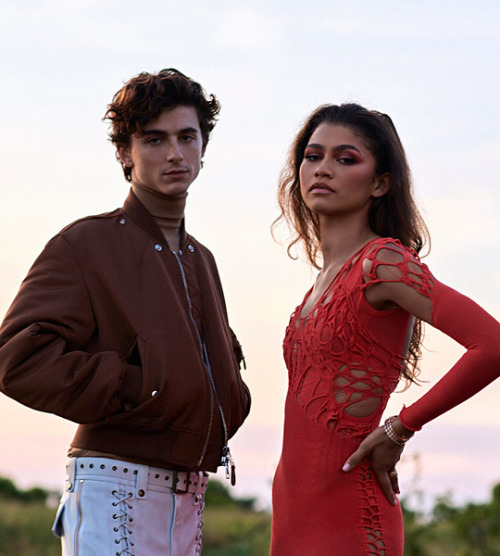  Timothee Chalamet and Zendaya by Julian Ungano for EW 