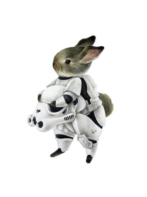 escapekit:Star Wars BunniesBelarus-based illustrator Aksana Famina shares Star