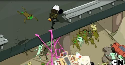 adventure time candy people zombies