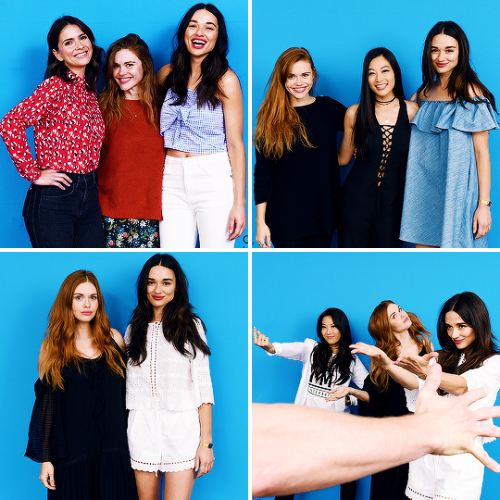 xohollandroden:Holland Roden + Crystal Reed + Shelley Hennig + Arden Cho