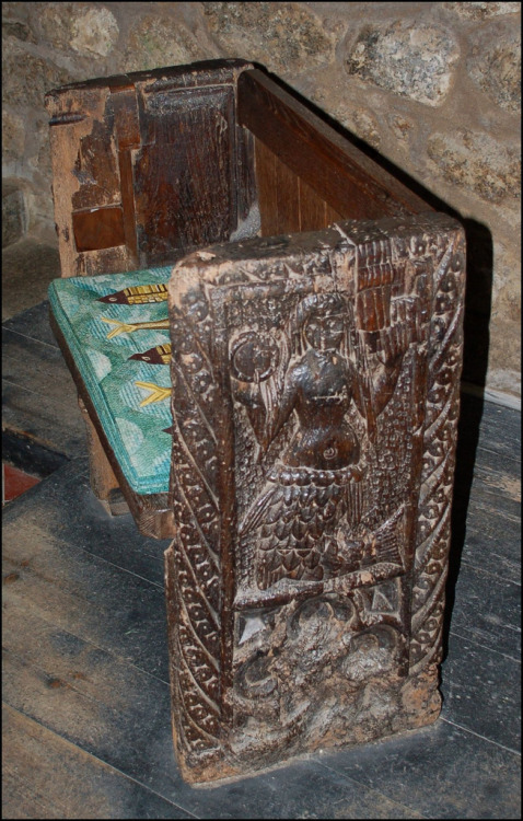 Medieval Mermaid Chair, St Senara&rsquo;s Church, ZennorWhen Cornish mystery plays were performed in