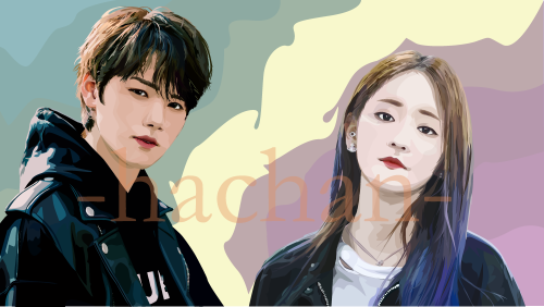 2020 Vector ArtworkBoth CRAVITY Minhee and (G)i-DLE Minnie are tall members of their group, and thei