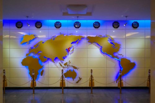 mapsontheweb:  The World from North Korean perspective.