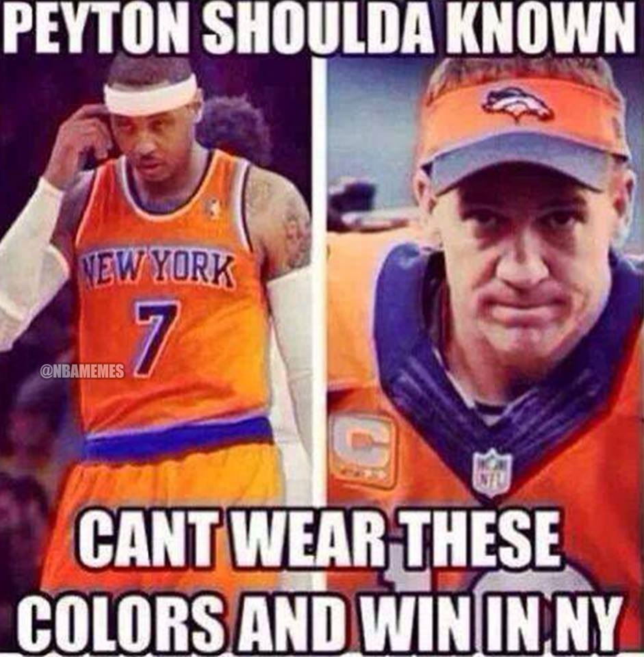 thenbamemes:  Peyton Manning’s REAL reason for LOSING!