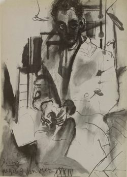 alongtimealone: Picasso. Portrait of Man