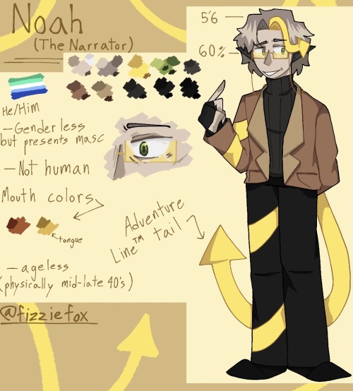 Reference Sheet For My Narrator!