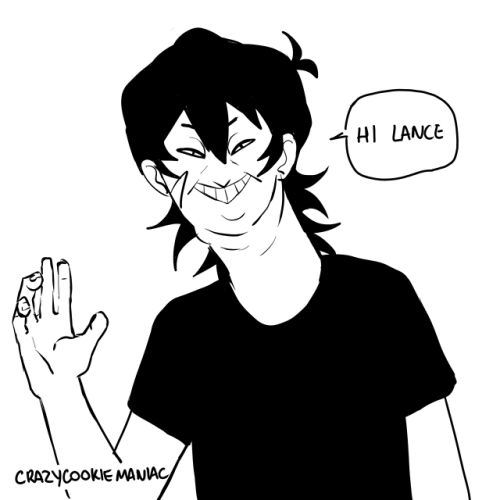 crazycookiemaniac: 1- if you’re wondering if Lance is going to be in all of my comics, then yo