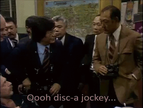 wkrp-in-cincinnati:This is a group of executives taking a tour of our radio station…
