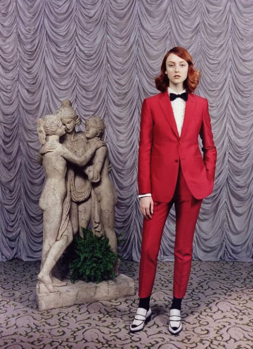 lesbeehive:  Les Beehive – Nastya Kusakina, Frances Coombe & Sarah Engelland by Venetia Scott - Self Service #39, Fall/Winter 2013-14 