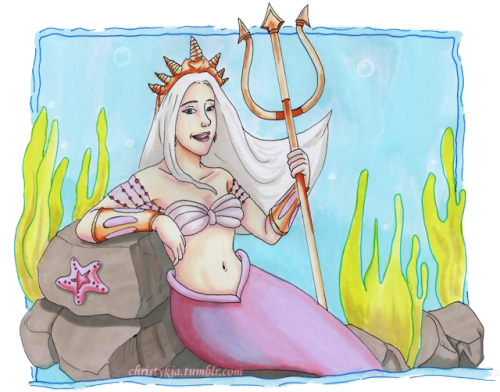 christykia: Queen Triton inspired by @egdramaqueen ‘s amazing performance for this year’